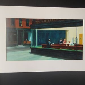 Print of Iconic 1942 Nighthawks By Edward Hopper Print